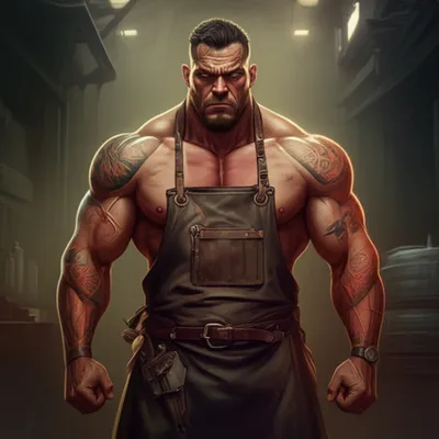 Illustration butcher - Image 1