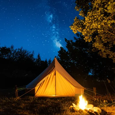 Illustration campsite