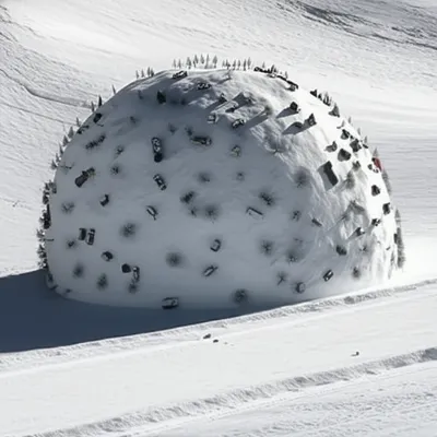 Illustration snowball - Image 1