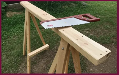 Illustration sawhorses