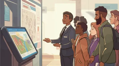 Illustration attendant - Image 1