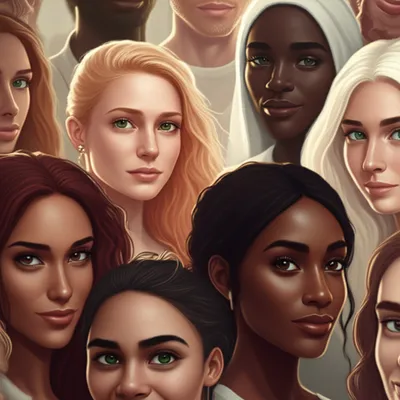 Illustration caucasian - Image 1