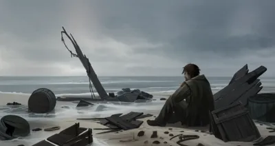 Illustration shipwrecked - Image 1