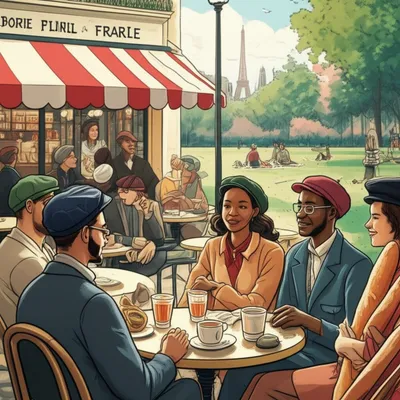 Illustration berets - Image 1