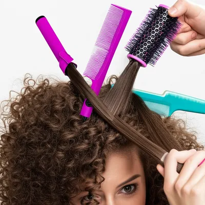 Illustration hairstyling