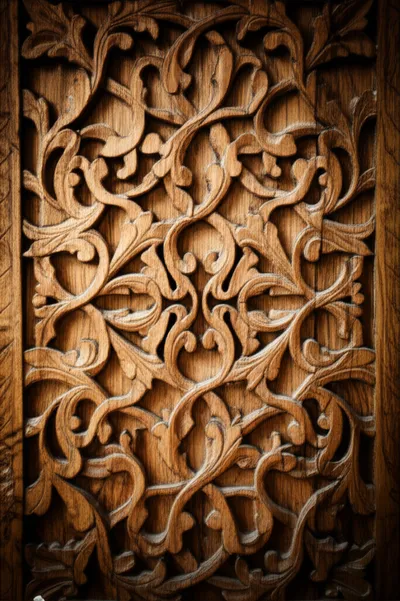 Illustration scrollwork