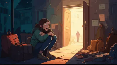 Illustration refugee - Image 1