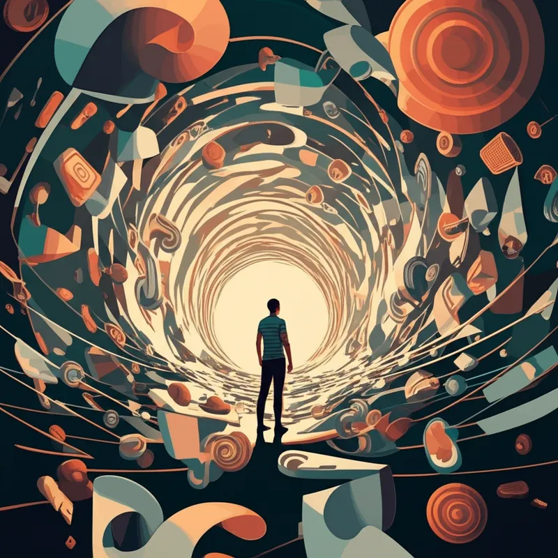 Illustration visuelle du mot « confused » - Confondre, déconcerter