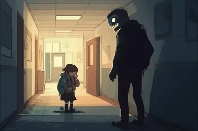 Illustration bullied - Image 1