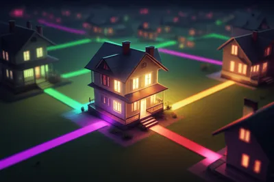 Illustration neighborhood - Image 1