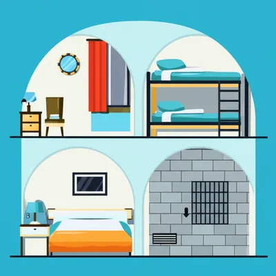 Illustration accommodation