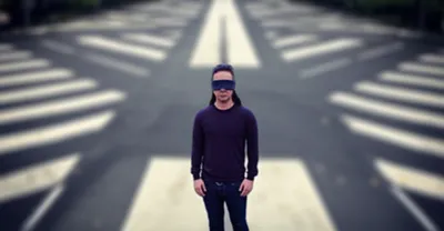 Illustration blindfolded - Image 1