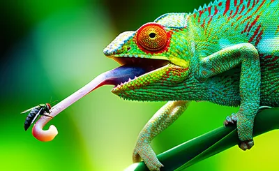 Illustration chameleon