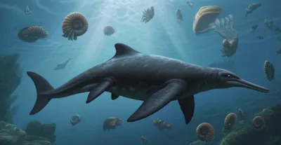 Illustration ichthyosaurs - Image 1