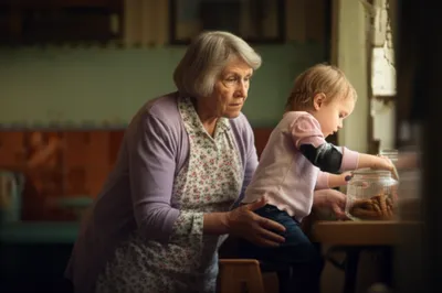 Illustration granny - Image 1