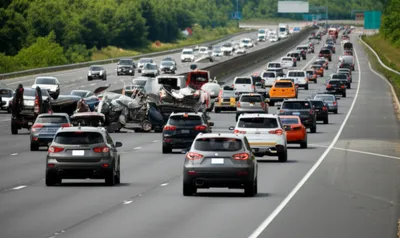 Illustration rubbernecking - Image 1