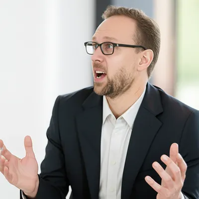 Illustration gesticulate