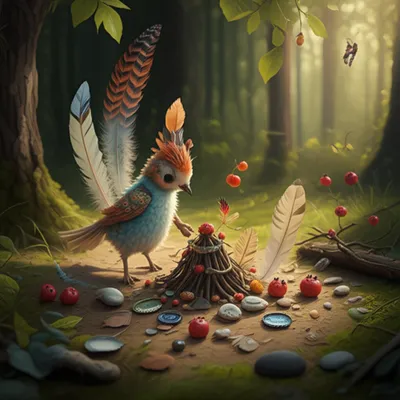 Illustration bowerbird - Image 1