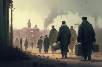 Illustration evacuation - Image 1