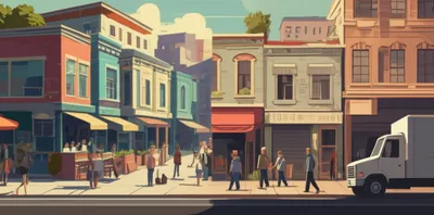 Illustration gentrified