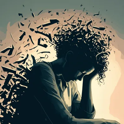 Illustration worry - Image 1