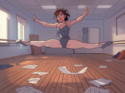 Illustration ungraceful