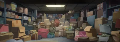 Illustration overstocked