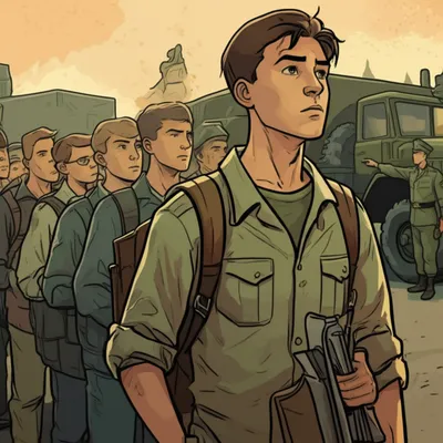 Illustration conscript - Image 1