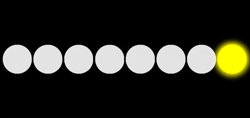 توضيح مرئي للكلمة "twentieth" - العشرون