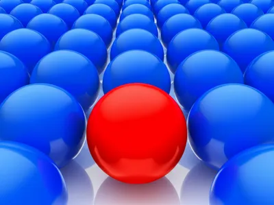 Visuelle Darstellung für das Wort „distinctive" - Merkmal, Besonderheit