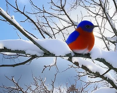 Illustration snowbirds - Image 1