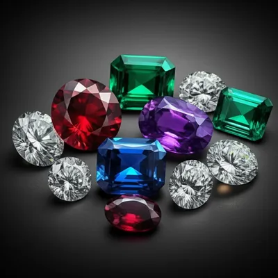 Illustration gemstones