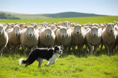 Illustration sheepdogs