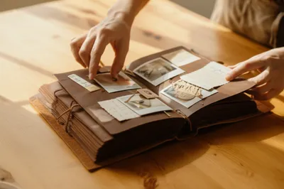 Illustration scrapbook