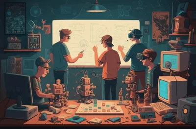 Illustration geeks - Image 1