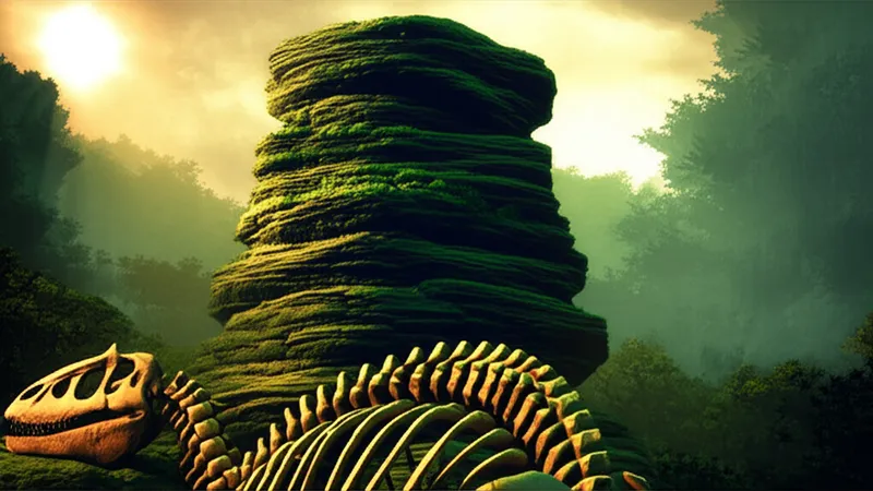 Визуальная иллюстрация слова «prehistoric» - Доисторический, древний, очень старый