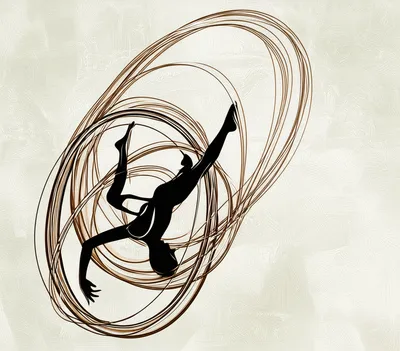 Illustration gymnastics - Image 1