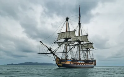 Illustration frigate