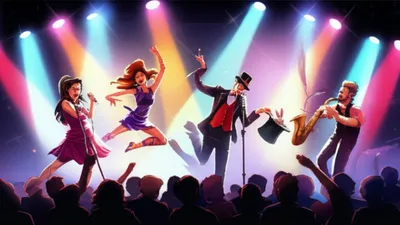 Illustration entertainers