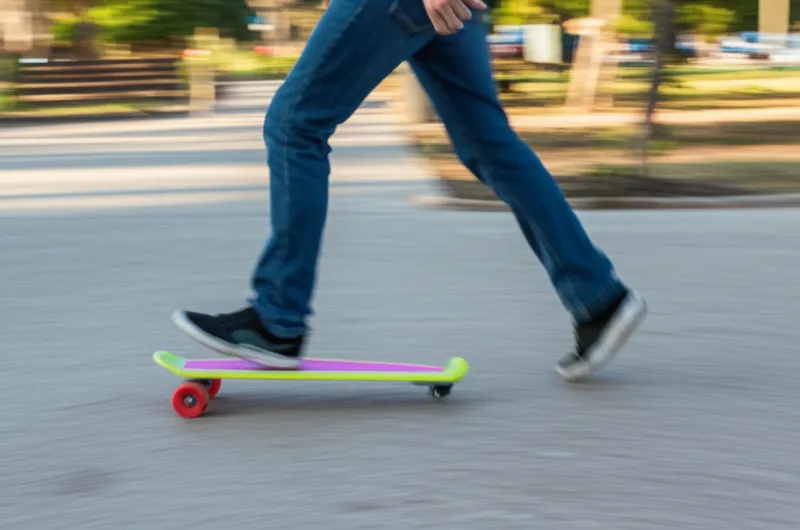 Illustration visuelle du mot « skateboard » - Planche à roulettes