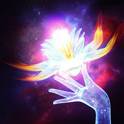 Illustration materializing