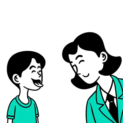 Illustration cheeked - Image 1