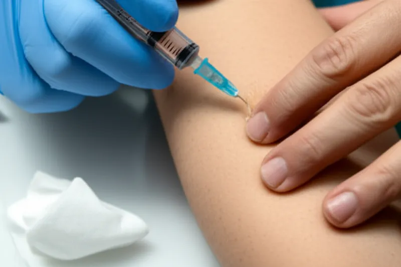 Illustration visuelle du mot « injection » - Injection