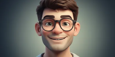 Illustration eyeglasses - Image 1