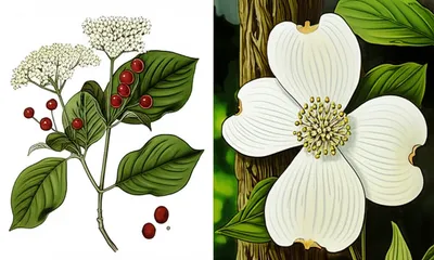 Illustration dogwood