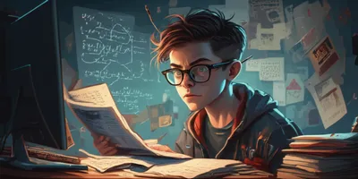 Illustration nerd - Image 1