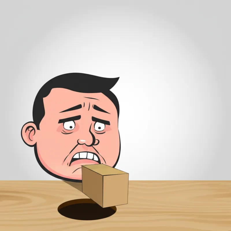 Visuelle Darstellung für das Wort „idiot" - Idiot, Dummkopf