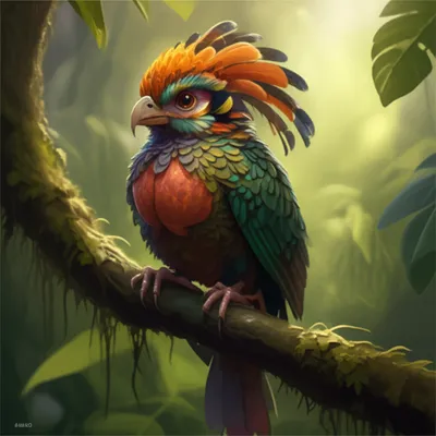 Illustration hoatzin - Image 1