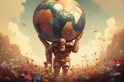 Illustration sits - Image 1