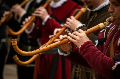 Illustration crumhorns - Image 1